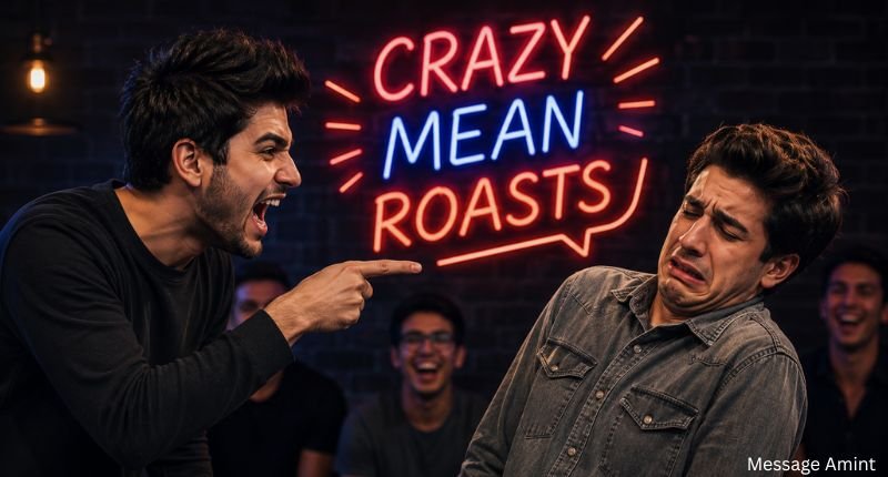 Good roasts that hurt with an intense roast battle and hilarious reactions between two people