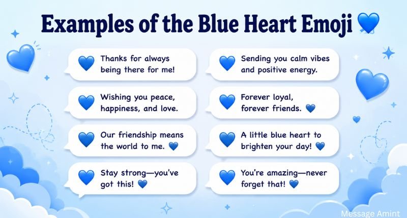 A blue-themed illustration titled "Friendly Support and Brotherhood" showing two friends sitting side by side with one arm around the other beneath a large blue heart icon. Blue symbols representing trust, support, listening, encouragement, care, teamwork, and brotherhood surround them, emphasizing loyalty, friendship, and emotional support.