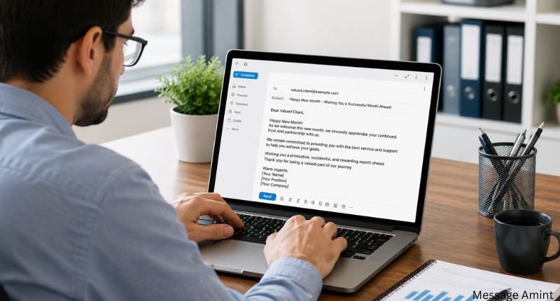 Formal Happy New Month Email Templates for Clients