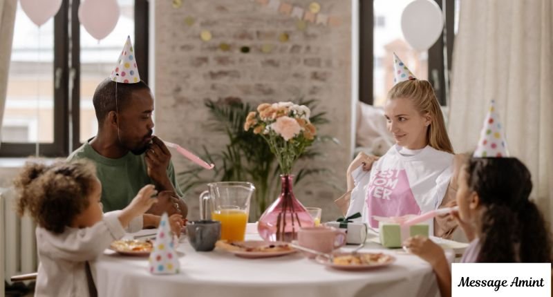 Good morning wishes for aunt celebrating special occasion with family