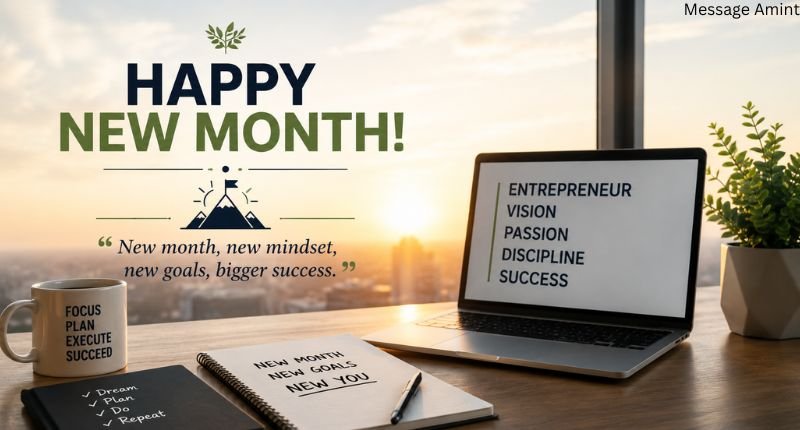 Motivational Happy New Month Messages for Entrepreneurs