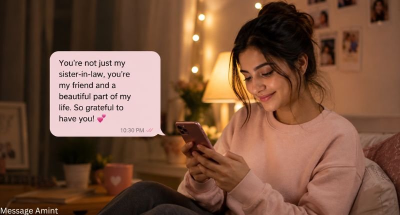 Sweet message for sister-in-law to strengthen your family bond