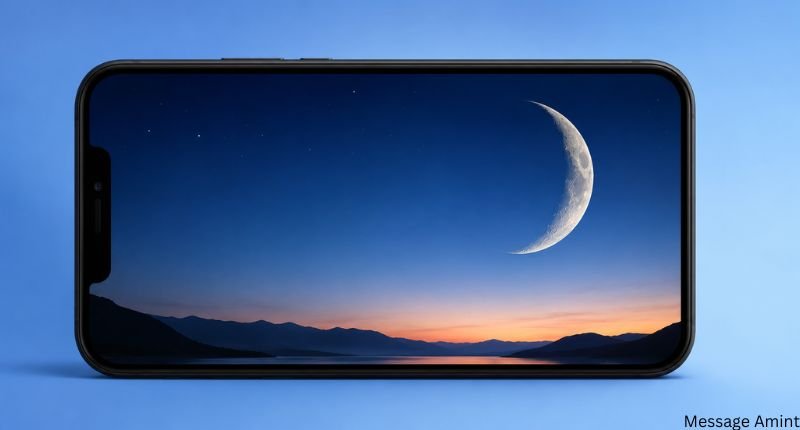 waning cresent moon