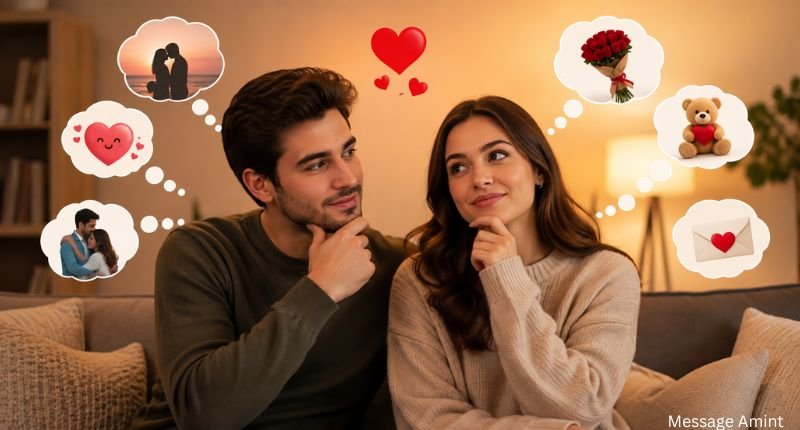 How to Choose the Right Reply for Love You Too with a happy couple thinking of sweet and romantic responses together